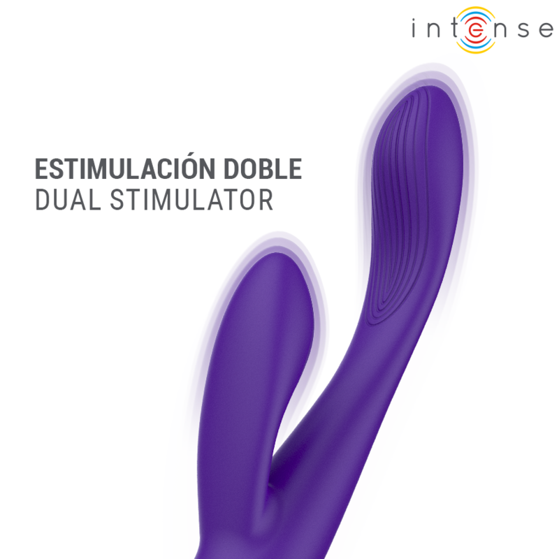INTENSE - PAOLO STIMOLATORE RICARICABILE A FORMA DI CONIGLIO PER IL PUNTO G E IL CLITORIDE – Vibratori di coniglio – foto 5