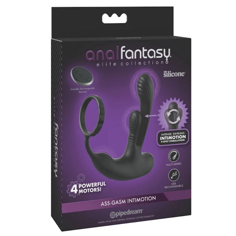 ANAL FANTASY ELITE - STIMOLATORE ANALE E PERINEALE RICARICABILE PER INTIMO DELL'AGAMES ANALE – Cockring con vibrazione – foto 7