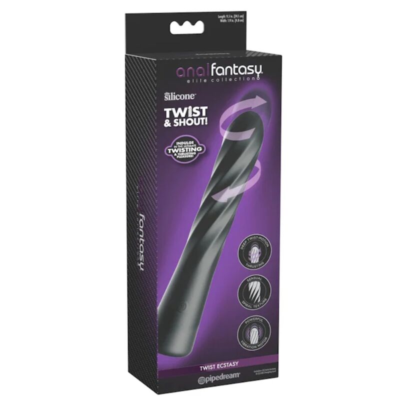 ANAL FANTASY ELITE - TWIST ECSTASY STIMOLATORE ANALE ROTANTE RICARICABILE – Vibratori anali – foto 5