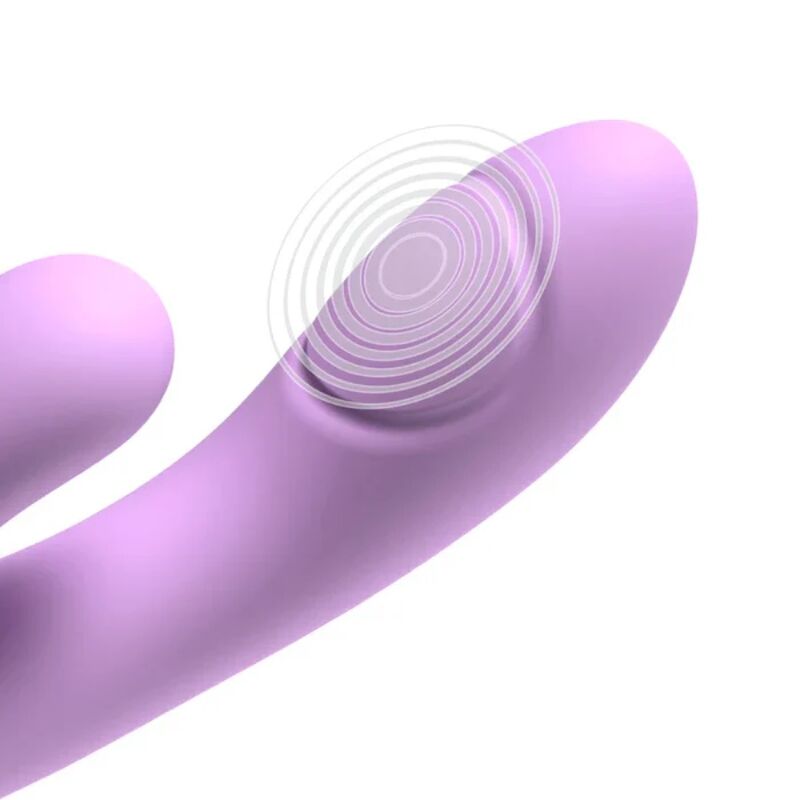 FANTASY FOR HER - VIBRATORE A CONIGLIO VIOLA PER LA CONSULTAZIONE DEL PUNTO G E DEL CLITORIDE (INTIMOTION FLUTTER PRO) – Vibratori di coniglio – foto 2