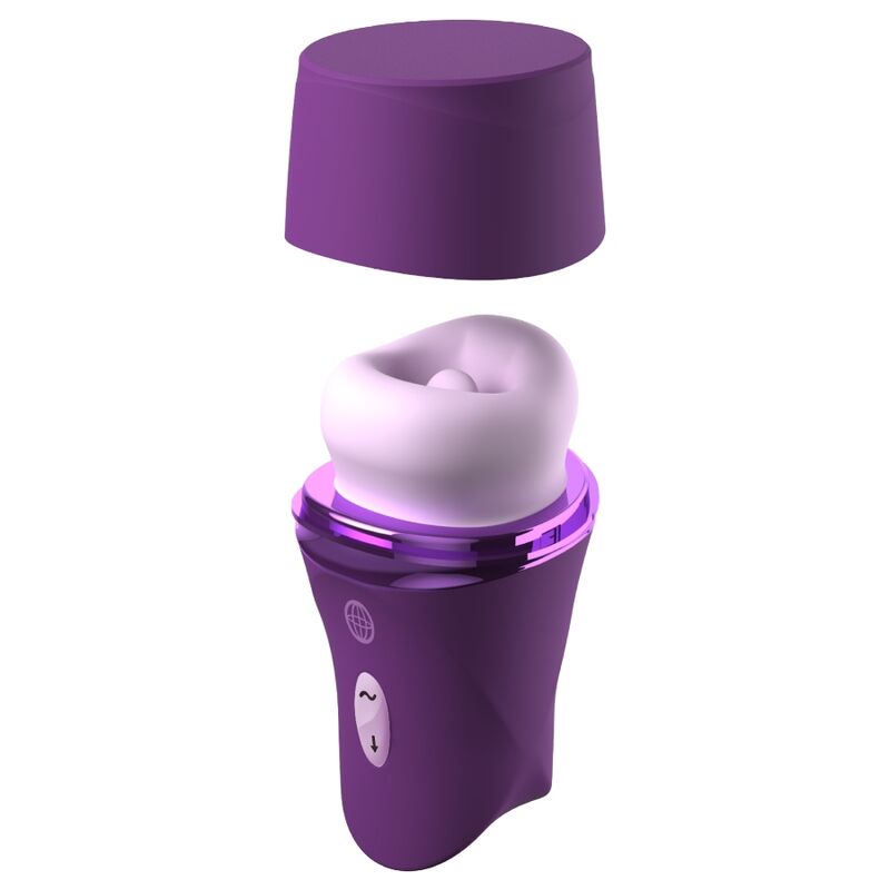 FANTASY FOR HER - LUSH KISS PELUCHE VIOLA STIMOLATORE CLITORIDEO A SUZIONE E LECCHIO – Per il clitoride – foto 3