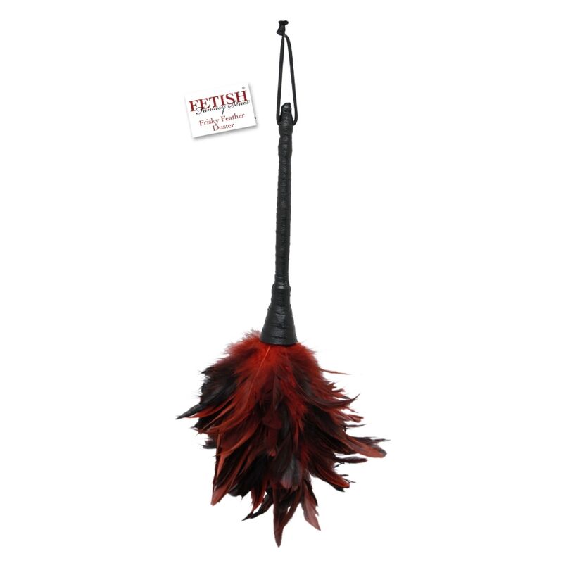 FETISH FANTASY SERIES - BLACK & RED FRISKY FEATHER TICKLER – Piume – foto 2