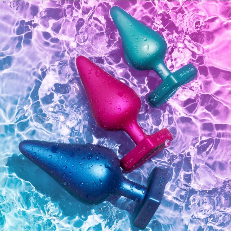 ROMP - KIT PER ALLENAMENTO ANALE LUSTER S/M/L CON BASE A FORMA DI CUORE – Tappi anali – foto 6
