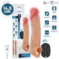 MR INTENSE - ARNOLD M VIBRATORE IN SILICONE PER PENE CON TELECOMANDO 14,5 CM -Ø- 4 CM – Copri pene con estensione