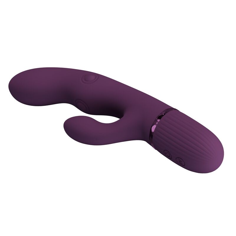 PRETTY LOVE - ZACH VIBRATORE A CONIGLIO RICARICABILE CON 5+5 FUNZIONI – Vibratori di coniglio – foto 7