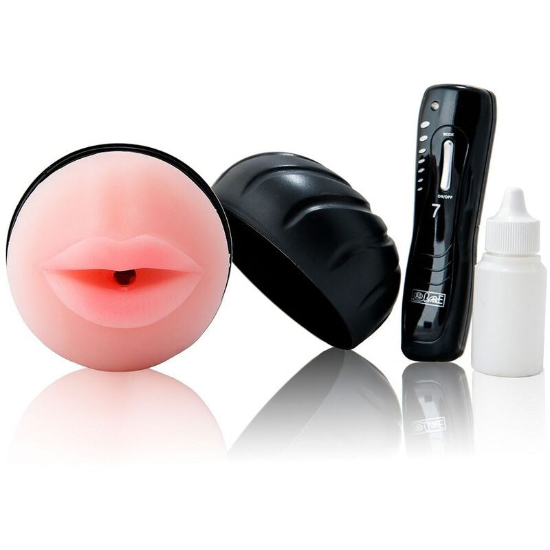BAILE - MASTURBATORE BOCCA CON VIBRATORE 7 RITMI – Masturbatore della bocca