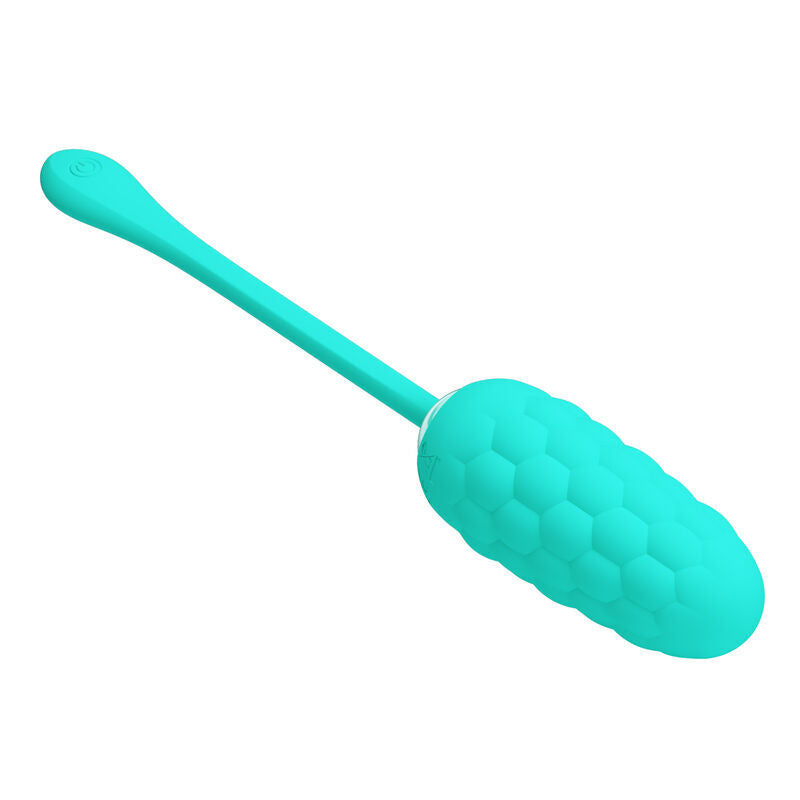 PRETTY LOVE - UOVO VIBRANTE CON TEXTURE MARINA RICARICABILE VERDE ACQUA – Uova vibranti