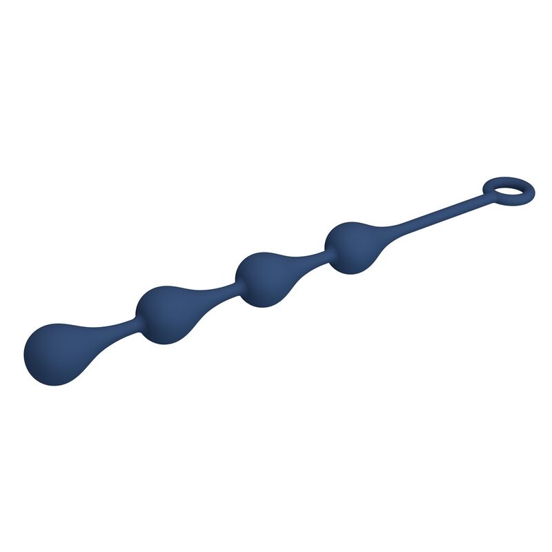 MR PLAY - PERLE ANALI IN SILICONE BLU TAGLIA M 33 CM – Perline anali – foto 6