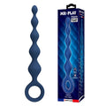 MR PLAY - PERLE ANAL IN SILICONE BLU E PLUG ANAL 20,4 CM – Perline anali