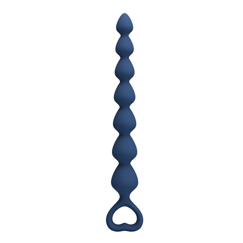 MR PLAY - PERLE ANALALI IN SILICONE BLU E PLUG ANAL 26,7 CM – Perline anali – foto 2