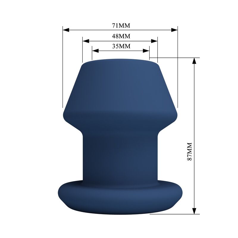 MR PLAY - JACK BLUE PLUG ANALE CAVO IN SILICONE TAGLIA M – Tappi anali – foto 8