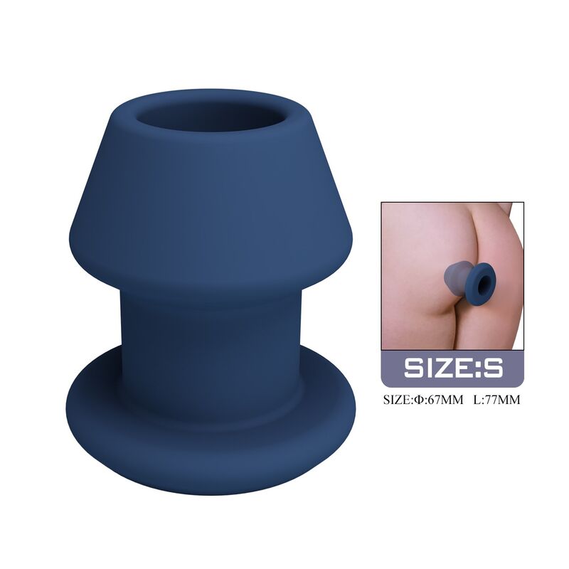 MR PLAY - JACK BLUE PLUG ANALE CAVO IN SILICONE TAGLIA S – Tappi anali – foto 2