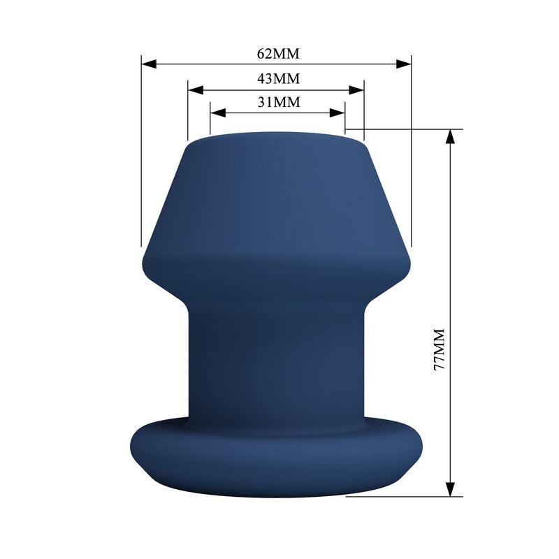 MR PLAY - JACK BLUE PLUG ANALE CAVO IN SILICONE TAGLIA S – Tappi anali – foto 8