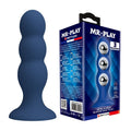 MR PLAY - PLUG ANALE CON SFERE METALLICHE E VENTOSA BLU – Tappi anali