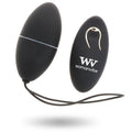 WOMANVIBE - ALSAN EGG TELECOMANDO NERO SILICONE NERO – Telecomando
