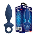 MR PLAY - PLUG ANALE TESTURIZZATO CON ANELLO BLU M – Tappi anali