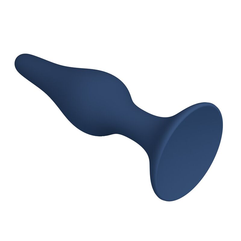 MR PLAY - PLUG ANALE SLIM IN SILICONE BLU L – Tappi anali – foto 5