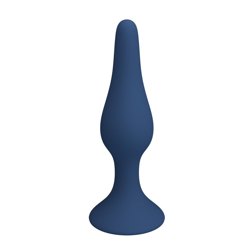 MR PLAY - PLUG ANALE SLIM IN SILICONE BLU L – Tappi anali – foto 4