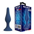 MR PLAY - PLUG ANALE SLIM IN SILICONE BLU TAGLIA S – Tappi anali