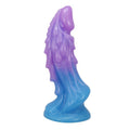 POWER MONSTERS - DILDO REALISTICO ATLANTEANO CON VENTOSA 19 CM Ø 5 CM BLU E VIOLA – Falli senza vibrazioni