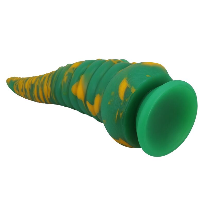POWER MONSTERS - ABYSSAL COLOSSUS BICOLOR FANTASY DILDO IN SILICONE 22.5 CM Ø 6 CM – Falli senza vibrazioni – foto 4