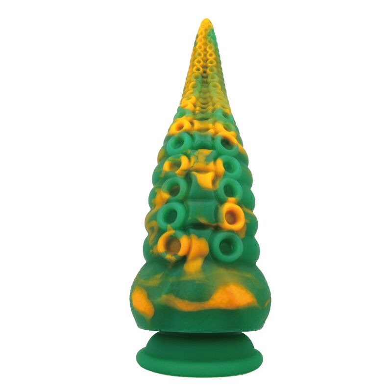 POWER MONSTERS - ABYSSAL COLOSSUS BICOLOR FANTASY DILDO IN SILICONE 22.5 CM Ø 6 CM – Falli senza vibrazioni