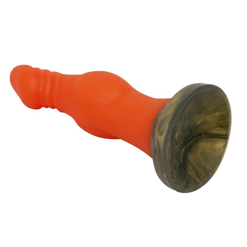 POWER MONSTERS - BLAZEHEART CHARGER FANTASY DILDO IN SILICONE 18,5 CM Ø 4,5 CM – Falli senza vibrazioni – foto 5