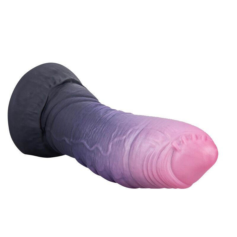 POWER MONSTERS - DREADFUL FIEND BICOLOR FANTASY SILICONE DILDO 24 CM Ø 6 CM – Falli senza vibrazioni – foto 5