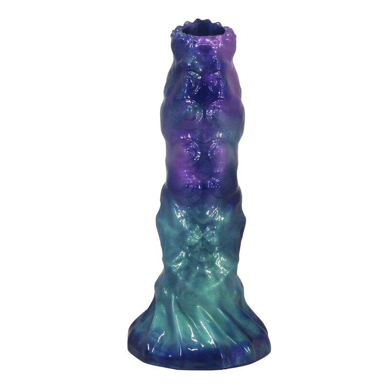 POWER MONSTERS - DUSKWALKER SENTINEL TRICOLOR DILDO GONFIABILE IN SILICONE FANTASY 23 CM Ø 5 CM – Anale gonfiabile – foto 4