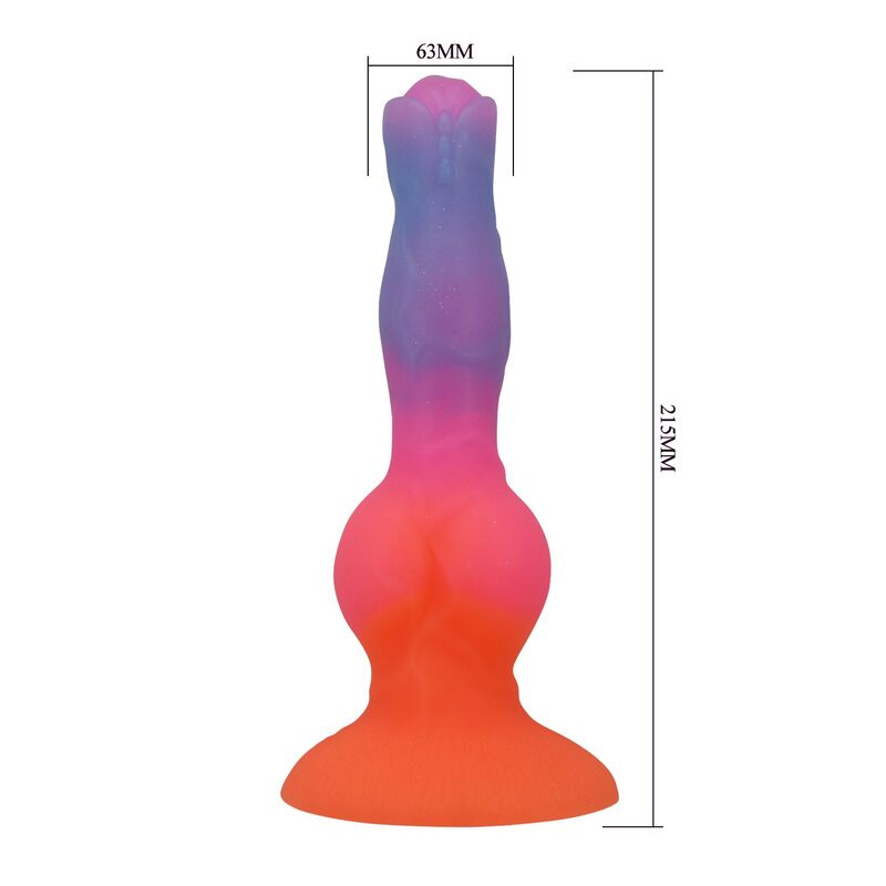 POWER MONSTERS - DILDO IN SILICONE HERCULES FANTASY 21,5 CM Ø 5 CM – Falli senza vibrazioni – foto 6