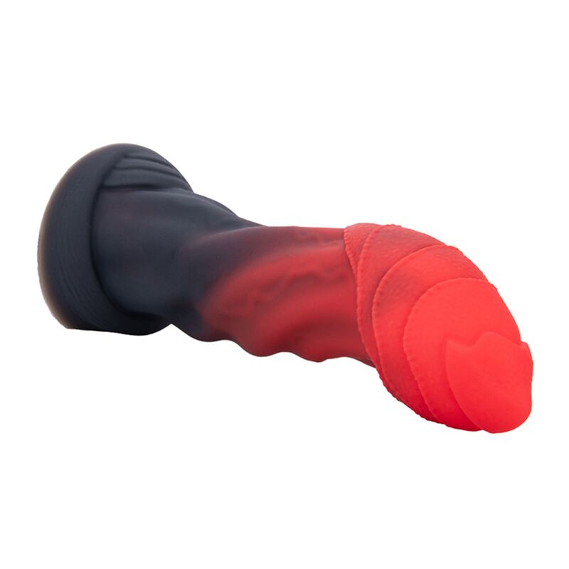 POWER MONSTERS - DILDO IN SILICONE BIGOLIATH BICOLORE FANTASY 25 CM Ø 6 CM – Falli senza vibrazioni – foto 3