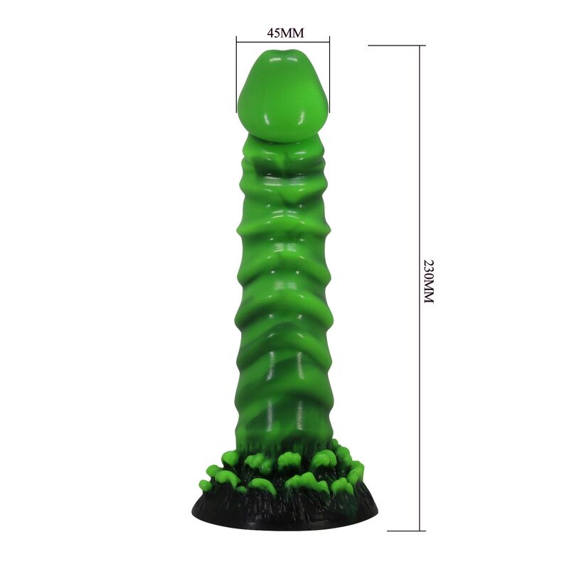 POWER MONSTERS - DILDO IN SILICONE MANTICORE FANTASY 23 CM Ø 5 CM – Falli senza vibrazioni – foto 6