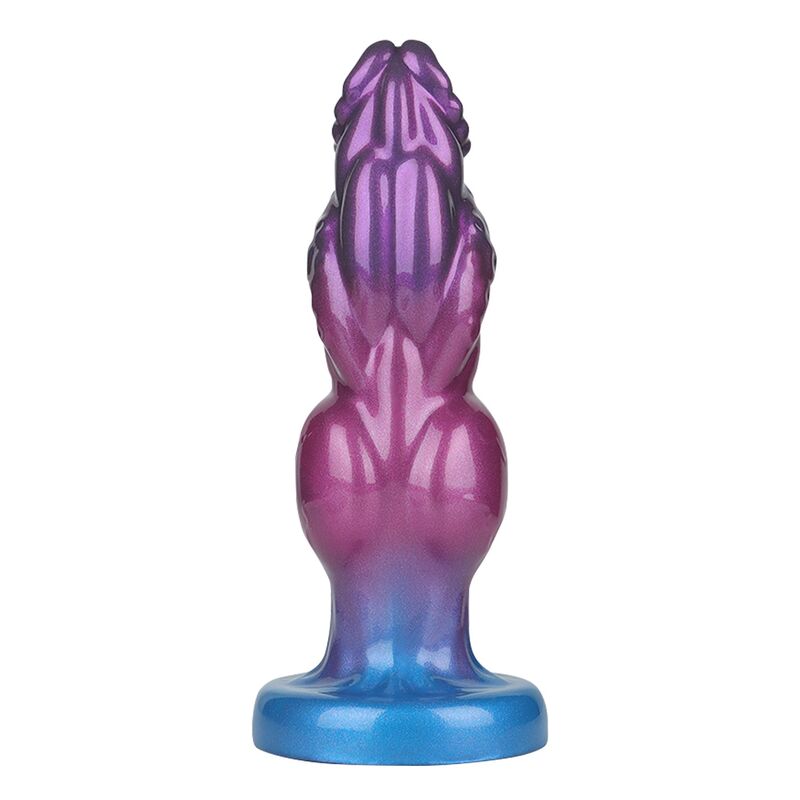 POWER MONSTERS - RIFT TITAN BICOLORE DILDO GONFIABILE IN SILICONE FANTASY 24 CM Ø 5 CM – Anale gonfiabile – foto 3