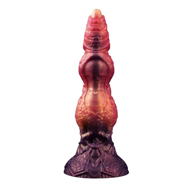 POWER MONSTERS - SAVAGE BEASTLORD TRICOLOR FANTASY DILDO IN SILICONE 24 CM Ø 5 CM – Falli senza vibrazioni
