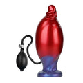 POWER MONSTERS - SHADOW BEHEMOTH DILDO GONFIABILE IN SILICONE BICOLORE 22 CM Ø 5 CM – Anale gonfiabile