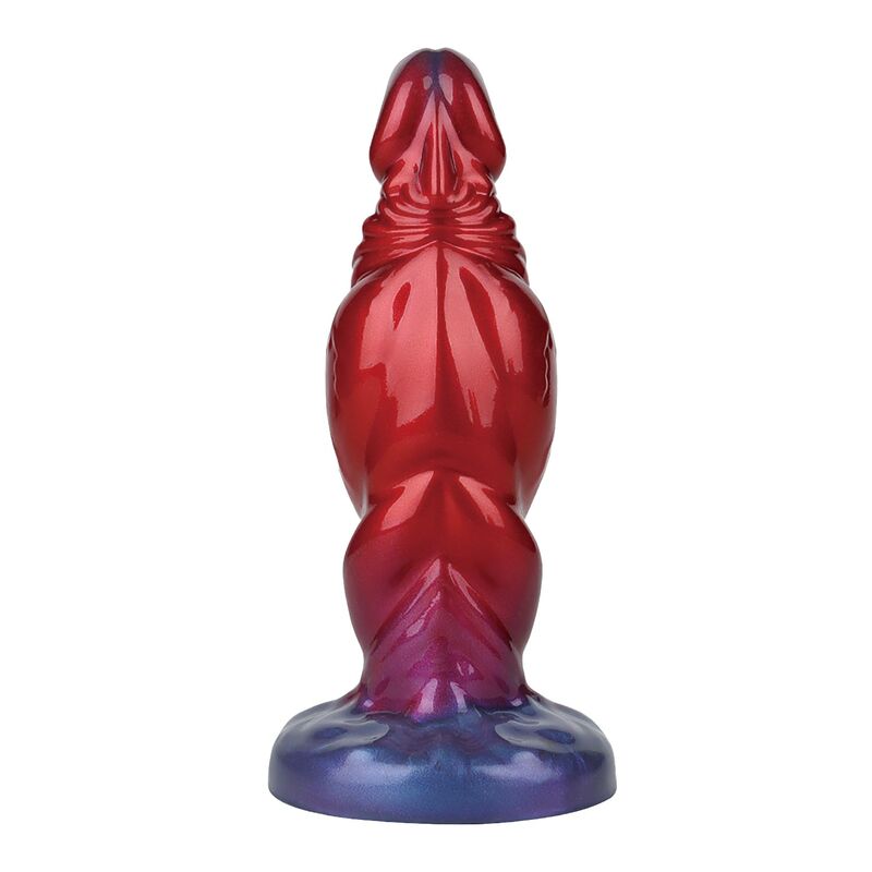POWER MONSTERS - SHADOW BEHEMOTH DILDO GONFIABILE IN SILICONE BICOLORE 22 CM Ø 5 CM – Anale gonfiabile – foto 5