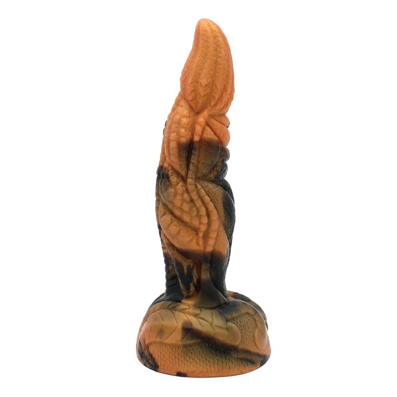 POWER MONSTERS - TIRANNOSAURO BICOLORE FANTASY DILDO IN SILICONE 20,5 CM Ø 5 CM – Falli senza vibrazioni