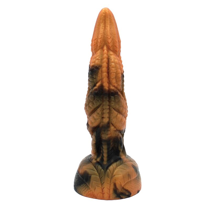 POWER MONSTERS - TIRANNOSAURO BICOLORE FANTASY DILDO IN SILICONE 20,5 CM Ø 5 CM – Falli senza vibrazioni – foto 3