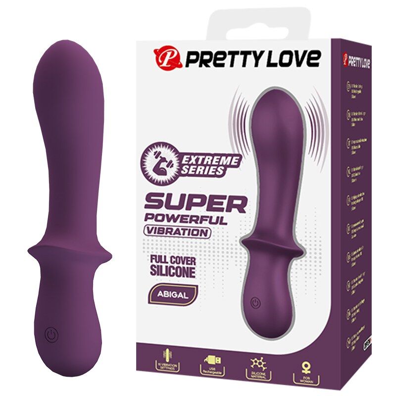 PRETTY LOVE - VIBRATORE RICARICABILE ABIGAIL 10 FUNZIONI VIOLA – Vibratori HI-TECH