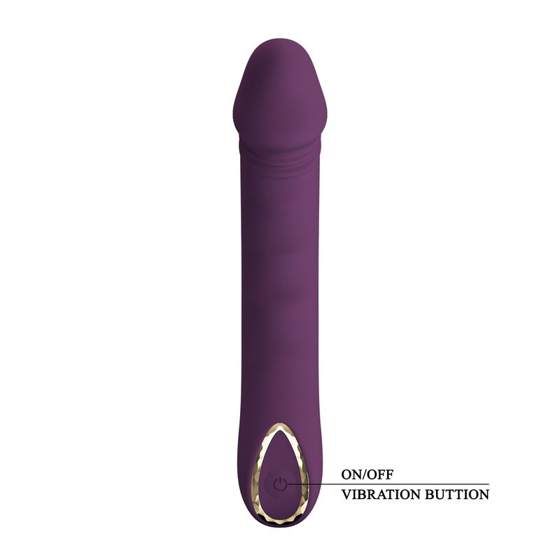PRETTY LOVE - VIBRATORE RICARICABILE AMARA 10 FUNZIONI VIOLA – Vibratori HI-TECH – foto 2