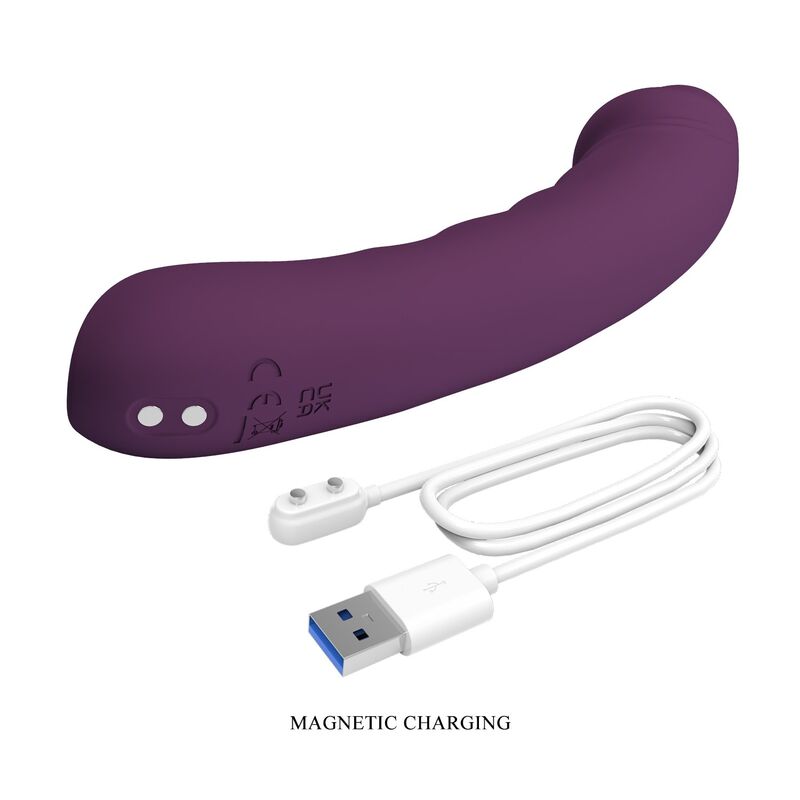 PRETTY LOVE - VIBRATORE RICARICABILE AMARA 10 FUNZIONI VIOLA – Vibratori HI-TECH – foto 8