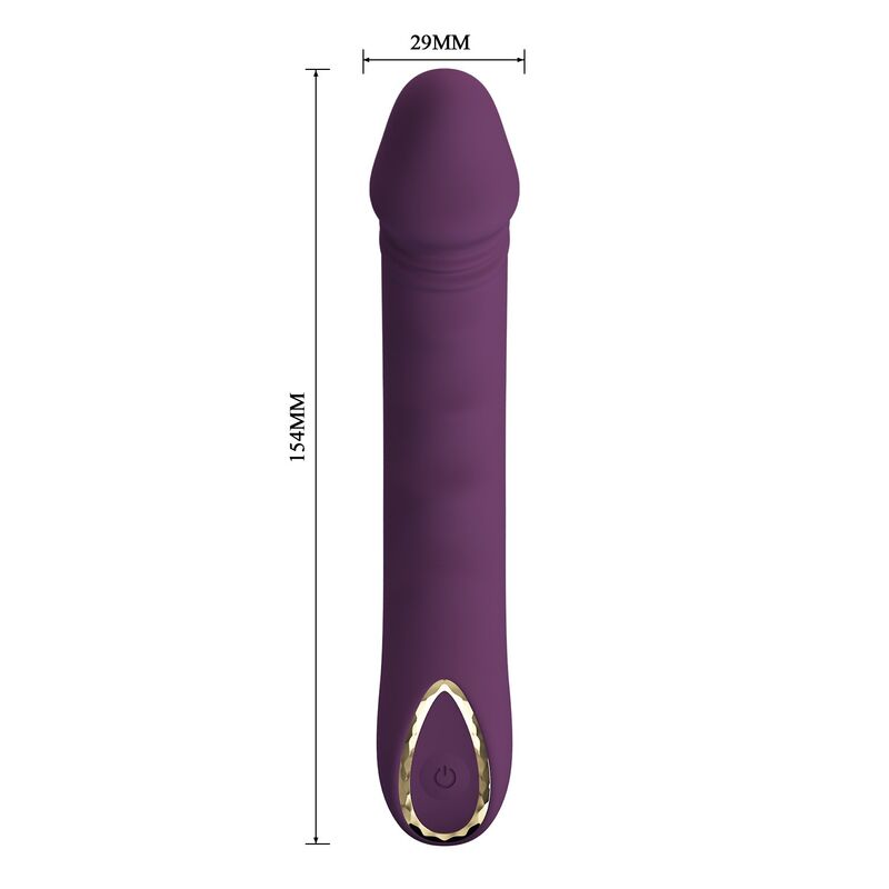 PRETTY LOVE - VIBRATORE RICARICABILE AMARA 10 FUNZIONI VIOLA – Vibratori HI-TECH – foto 10