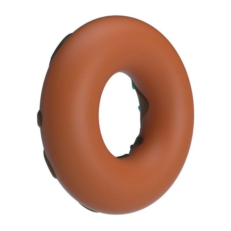PRETTY LOVE - ANELLO PER PENE SUPER CIAMBELLA MARRONE – Cockring senza vibrazione – foto 4