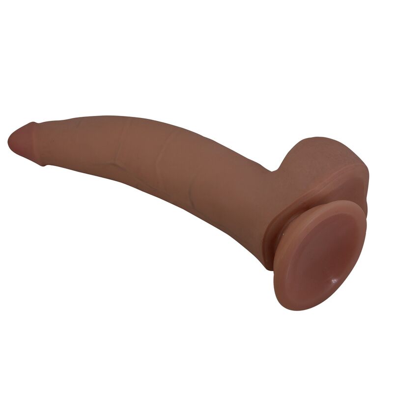 PRETTY LOVE - CUTHBERT DILDO FLESSIBILE REALISTICO 20 CM Ø 5 CM TPE MARRONE – Peni realistici – foto 5