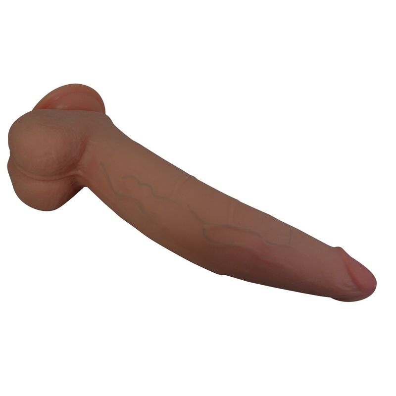 PRETTY LOVE - CUTHBERT DILDO FLESSIBILE REALISTICO 20 CM Ø 5 CM TPE MARRONE – Peni realistici – foto 4