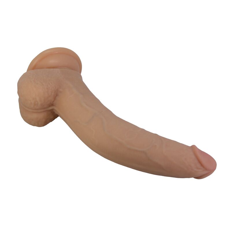 PRETTY LOVE - DILDO FLESSIBILE REALISTICO ELLCUMENT 18 CM Ø 4.5 CM TPE NATURALE – Peni realistici – foto 5