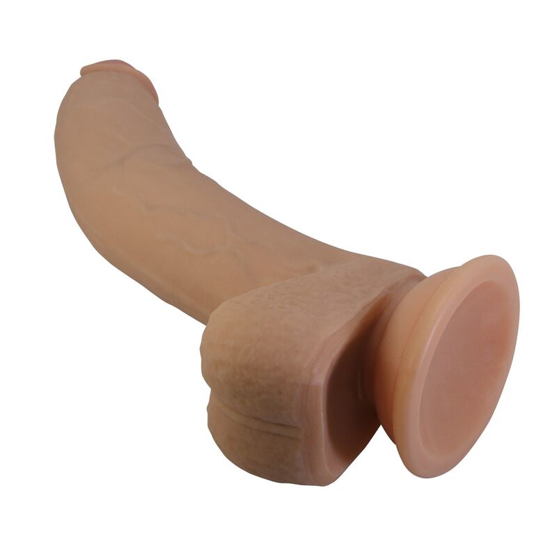 PRETTY LOVE - DILDO FLESSIBILE REALISTICO ELLCUMENT 18 CM Ø 4.5 CM TPE NATURALE – Peni realistici – foto 4