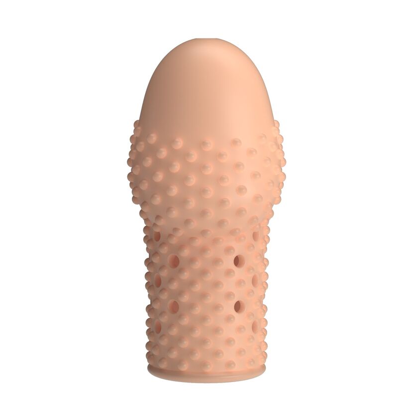 PRETTY LOVE - MANICOTTO PER PENE DA GEEK PER UN PENE PIÙ SPESSO, COLORE NATURALE – Manicotti per pene senza estensione – foto 5