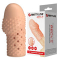 PRETTY LOVE - MANICOTTO PER PENE DA GEEK PER UN PENE PIÙ SPESSO, COLORE NATURALE – Manicotti per pene senza estensione