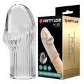 PRETTY LOVE - HUEL PENIS SLEEVE PER UN PENE PIÙ SPESSO E TRASPARENTE – Manicotti per pene senza estensione